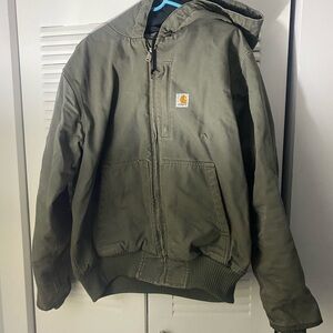 Carhartt Forest Green Hooded Jacket